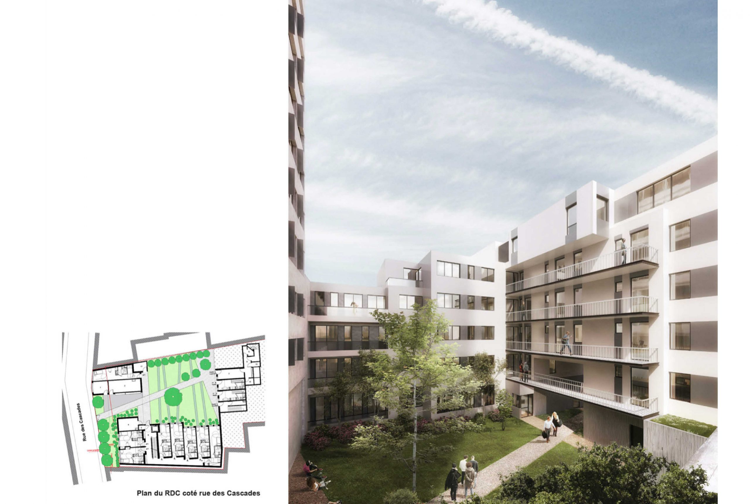 Projet logement Pyrénées Cascades 2 par Atelier JS Tabet