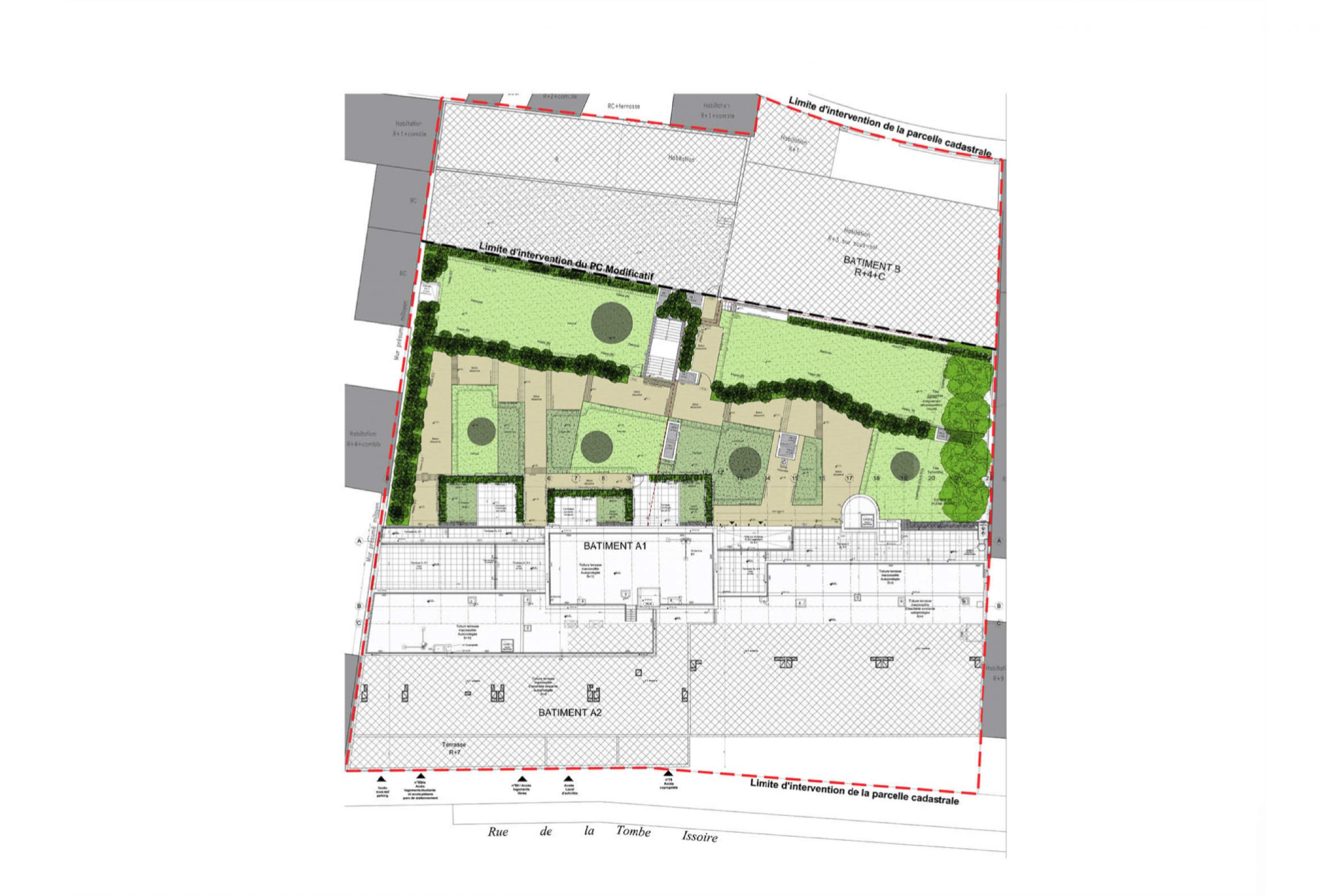 Projet logement Tombe Issoire 5 par Atelier JS Tabet